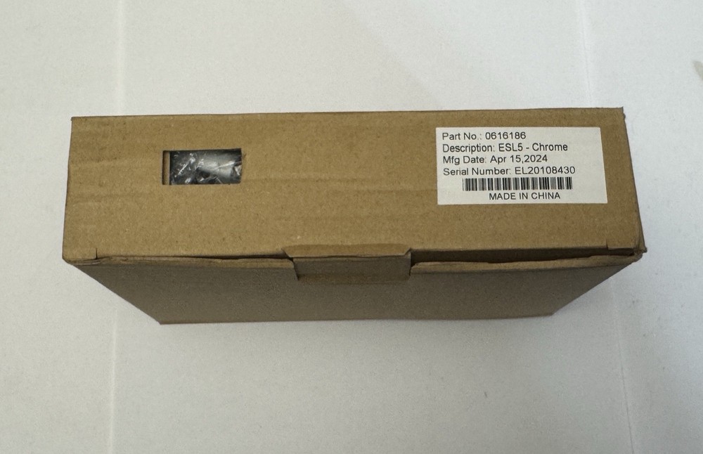 Amsec - ESL5 - Illuminated Electronic Pivot Safe Lock Kit (Dial & Lock) - Chrome