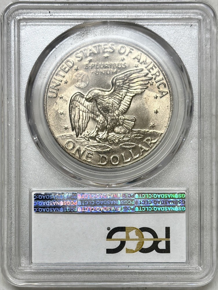 1972 EISENHOWER DOLLAR TYPE 2 PCGS & CAC MS65