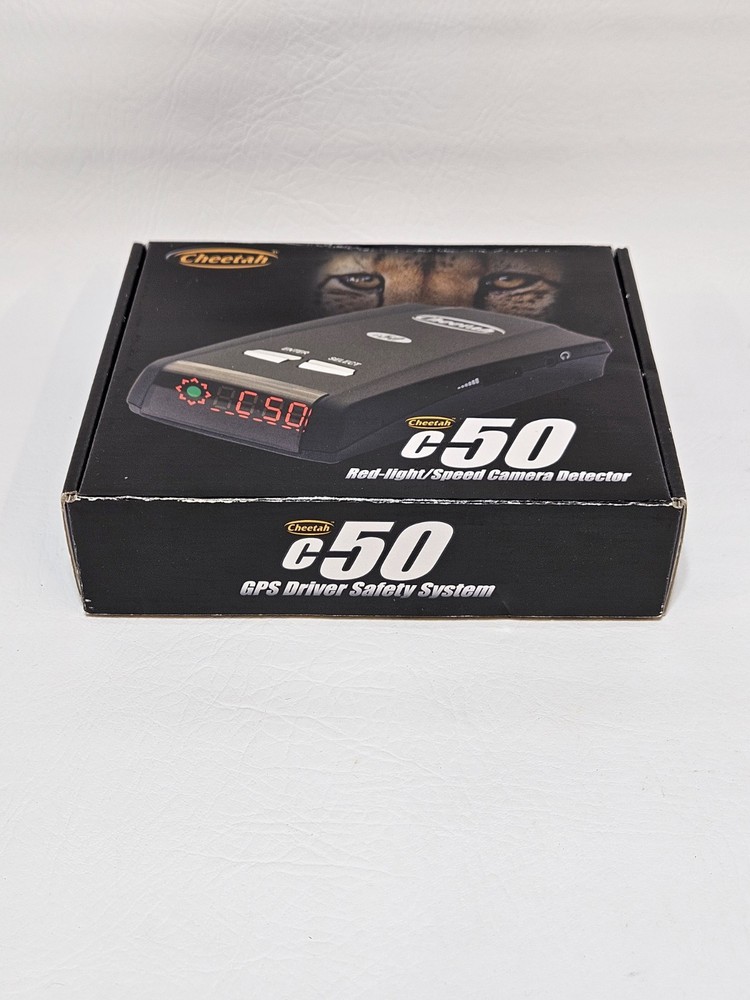 Cheetah C50 Red-Light & Speed Camera Detector (GPS Driver Safety System)