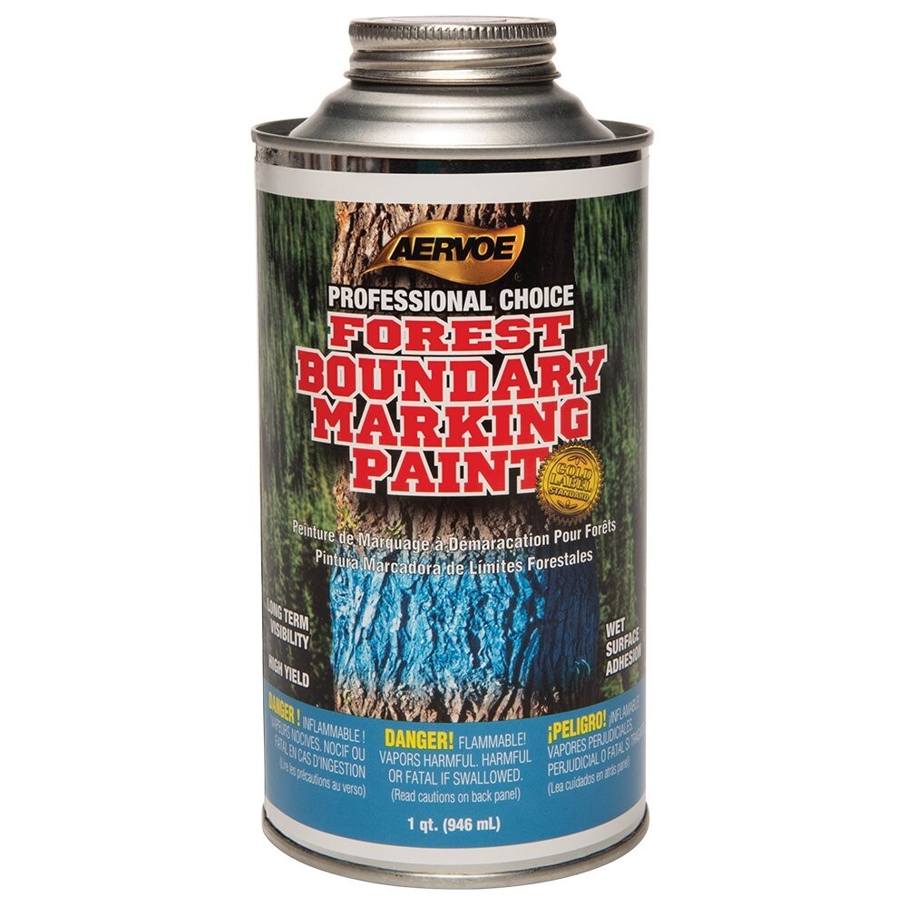 Aervoe Professional Purple Forest Boundry Marking Paint 5380Q 1-Quart 12-Pack