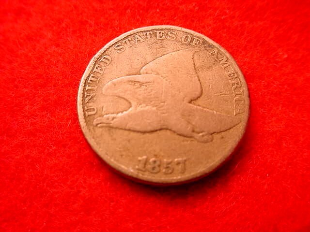 1857 FLYING EAGLE CENT GREAT COIN!! #70