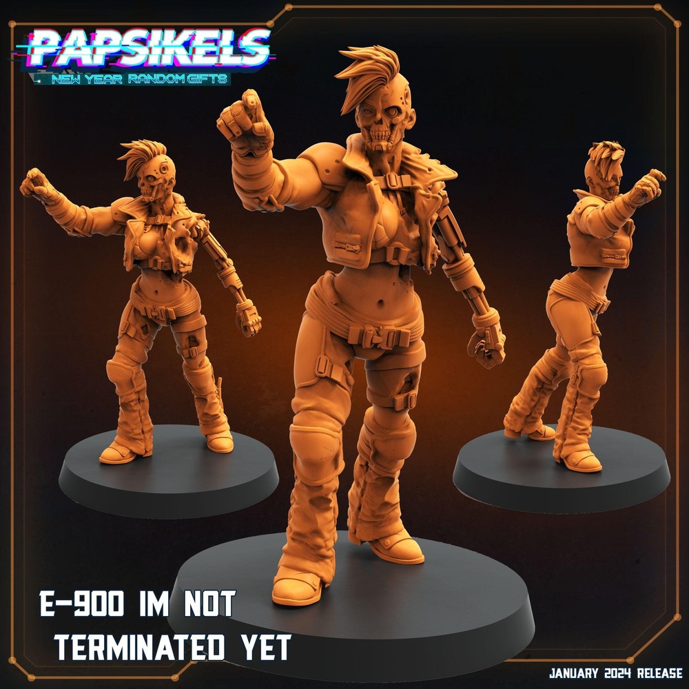 3D Printed Papsikels E 900 Im Not Terminated Yet 28mm 32mm