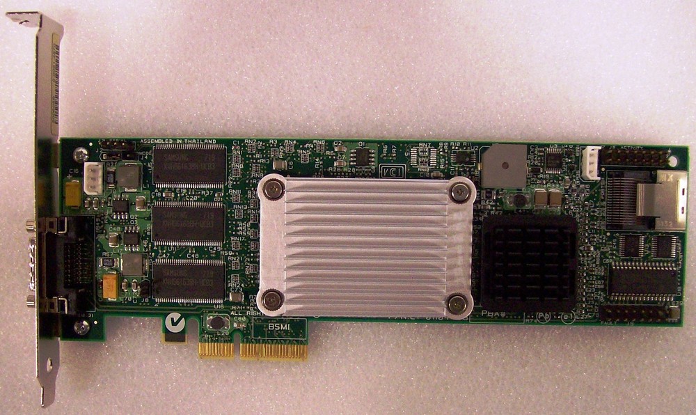 Intel SRCSAS144E 8-Port SATA/SAS PCI-E RAID Controller Refurbished Card Only