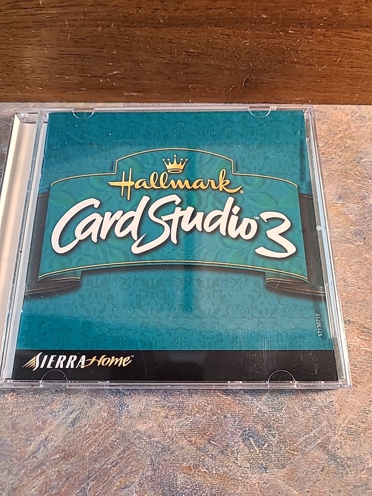 Hallmark Card Studio 3 Deluxe PC CD-Rom 3 Disc Set Software