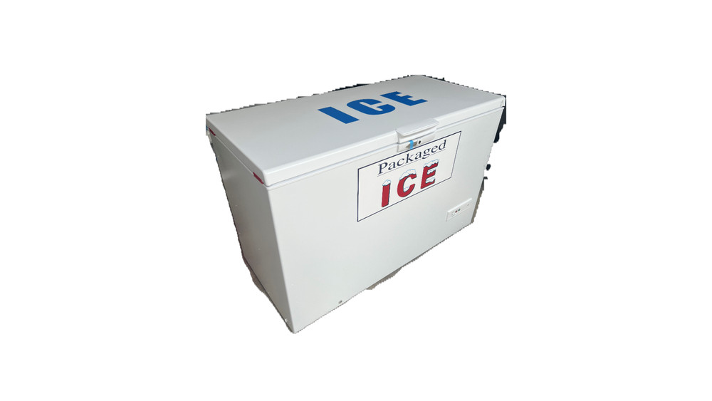 New Ice Merchandiser Indoor /White Ice Box