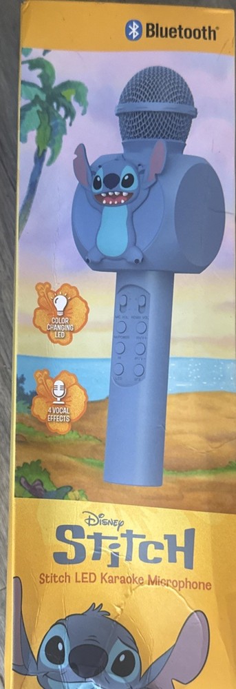 Disney Elvis Stitch LED Karaoke Microphone