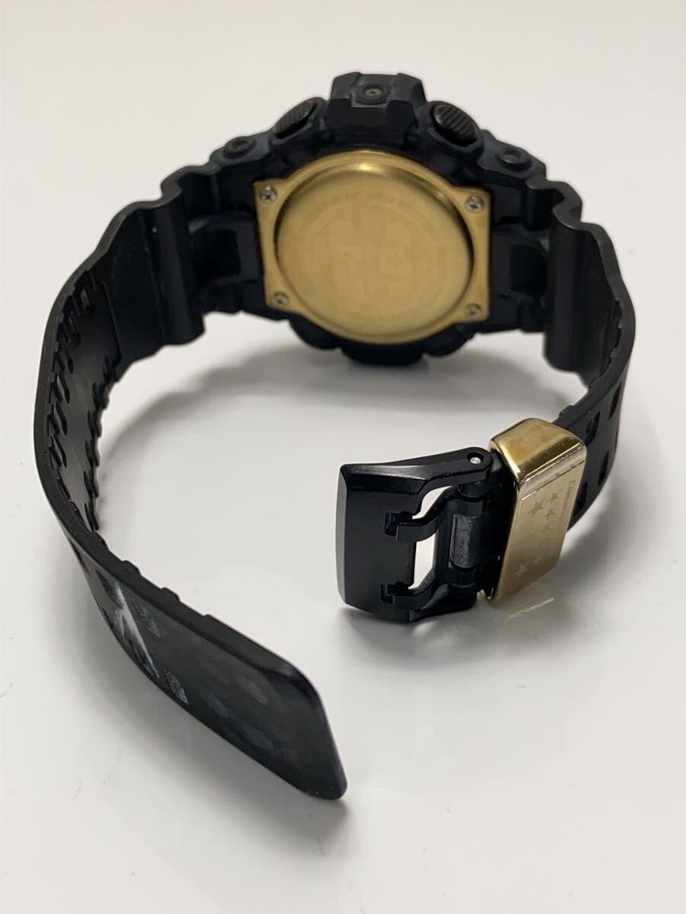CASIO Quartz Watch G SHOCK Digital Analog Rubber BLK BLK