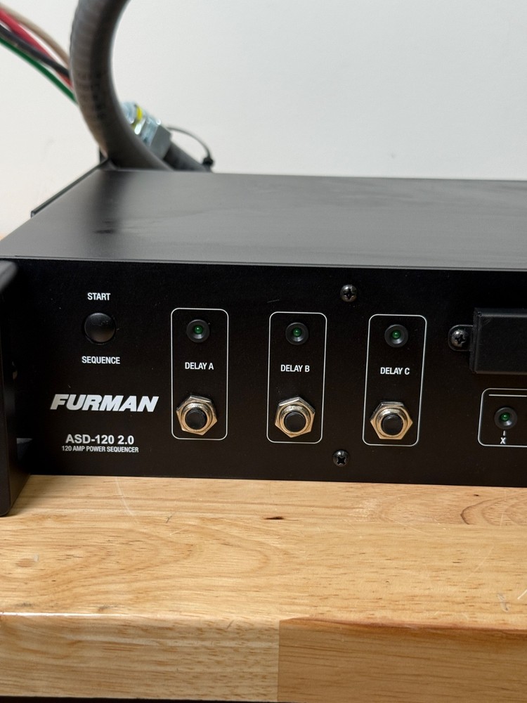Furman ASD-120 2.0 AC Sequenced Power Distributor - Black