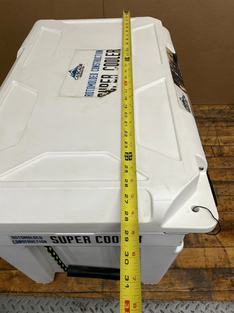 Cascade Mountain Tech Super Cooler Box 45 Quart Rotomolded 28"x18 Bear Resistant