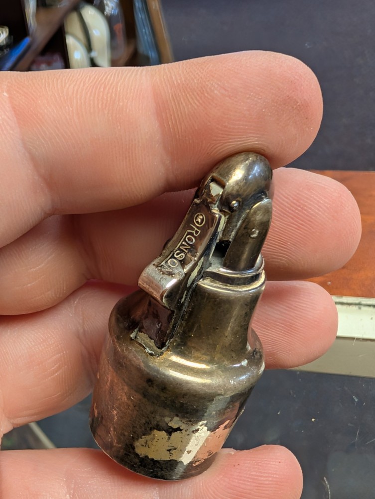 Vintage Ronson Table Lighter Insert Juno