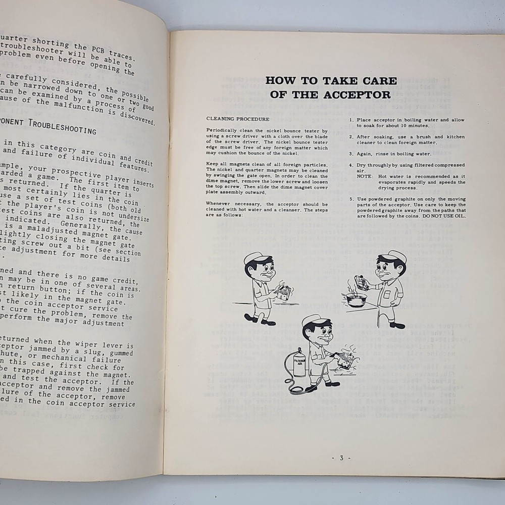 General Information & Trouble Shooting Procedures for MicroProcessor Video Games