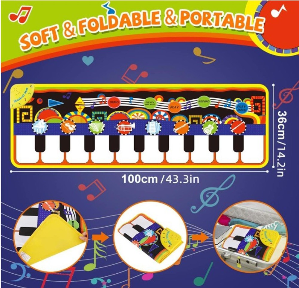 Floor Piano Mat for Toddlers