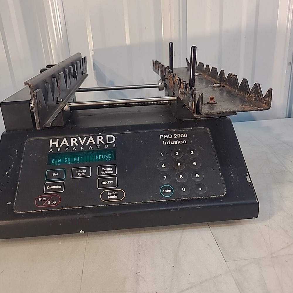 Harvard Apparatus PHD 2000 Infusion Syringe Pump 70-2000 Programmable Tested