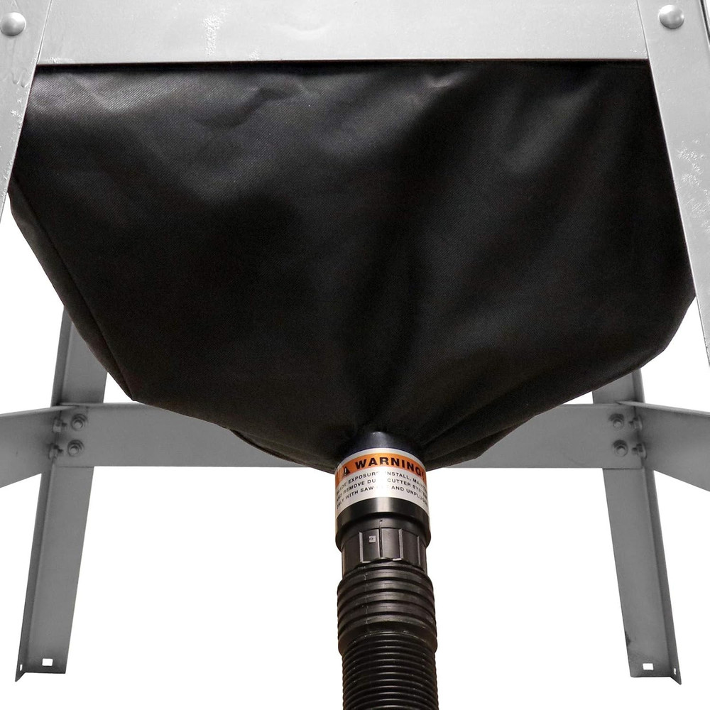 1500 Dustcutter - Contractor Saw Dust Collection System , Black