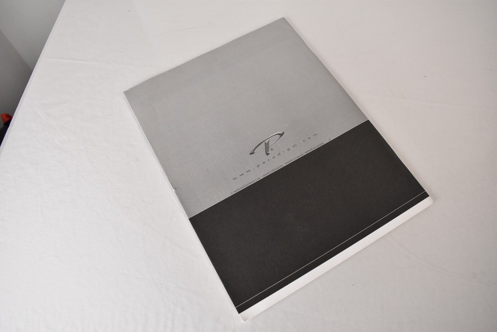 Paradigm OM-570 Original Owner's Manual