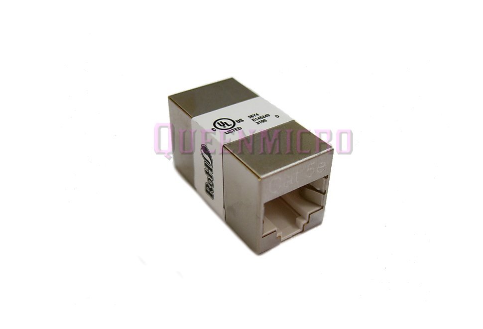 5 Pcs CAT5e Shielded Ethernet RJ45 InLine Joiner Cable Adapter Extender Coupler