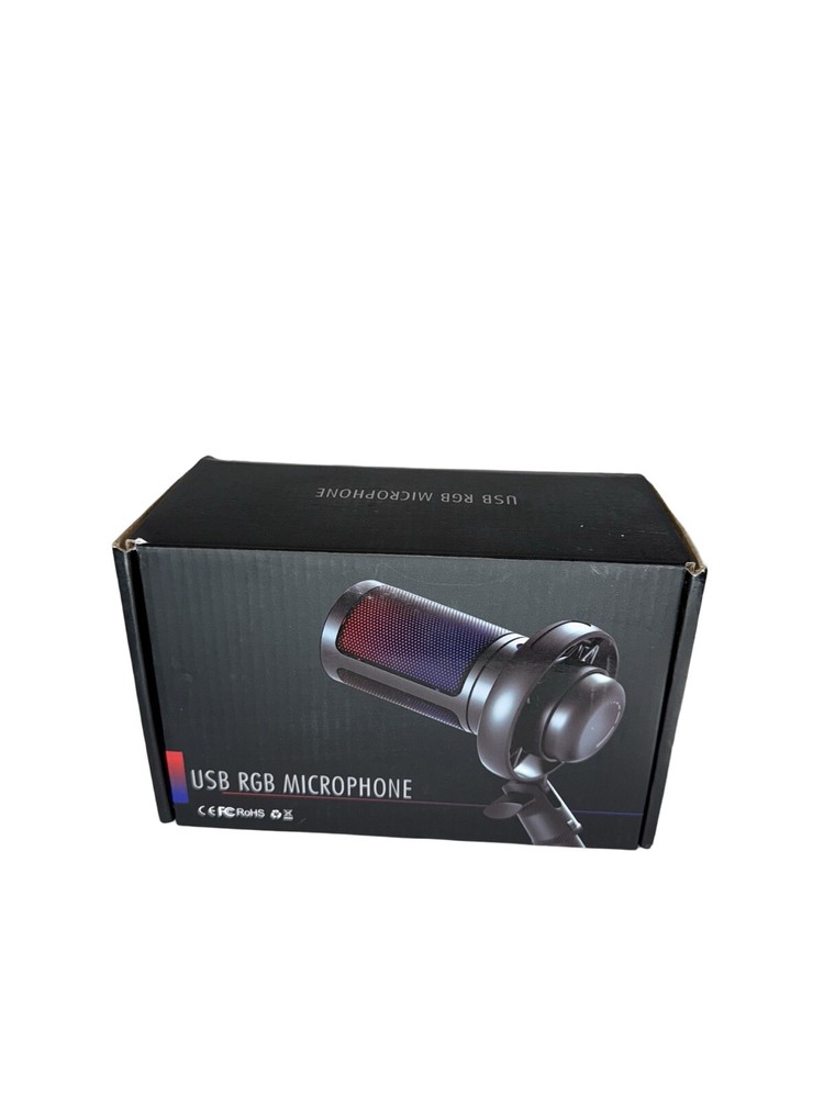 COCONISE USB RGB GAMING MICROPHONE. ME6S. Open Box