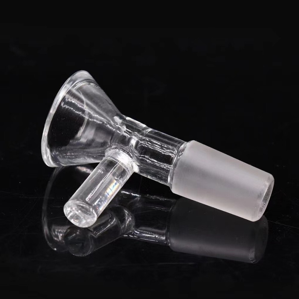 3PC 4.7 ''Glass Hookah Adapters Down Stem + 3PC 14mm Hookah Bowl Brushes Set