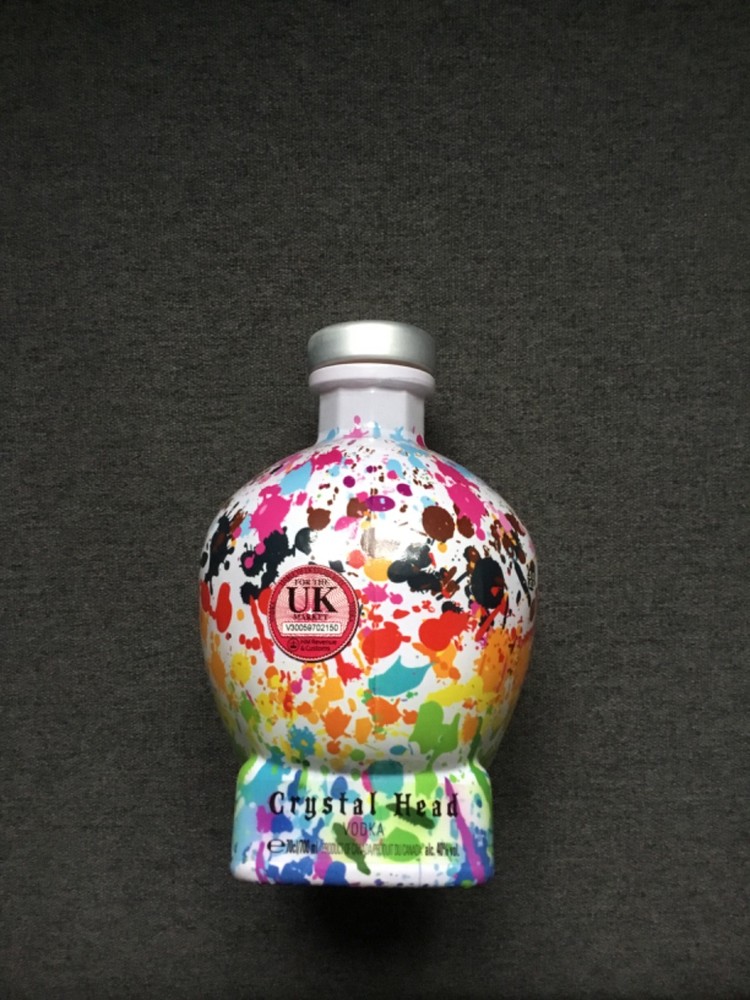 Crystal head vodka empty bottle limited addition.