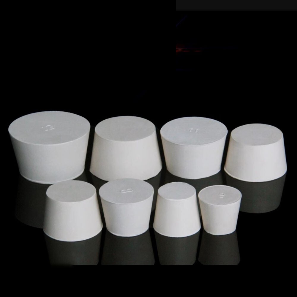 Rubber Stopper Bungs Laboratory Solid Hole Stopper Tapered Plugs Various Sizes