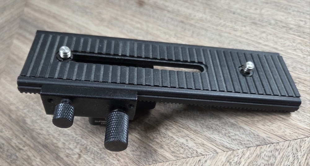 6in Adjustable Camera Platform & SunwayFoto DDC-26 Mini Clamp