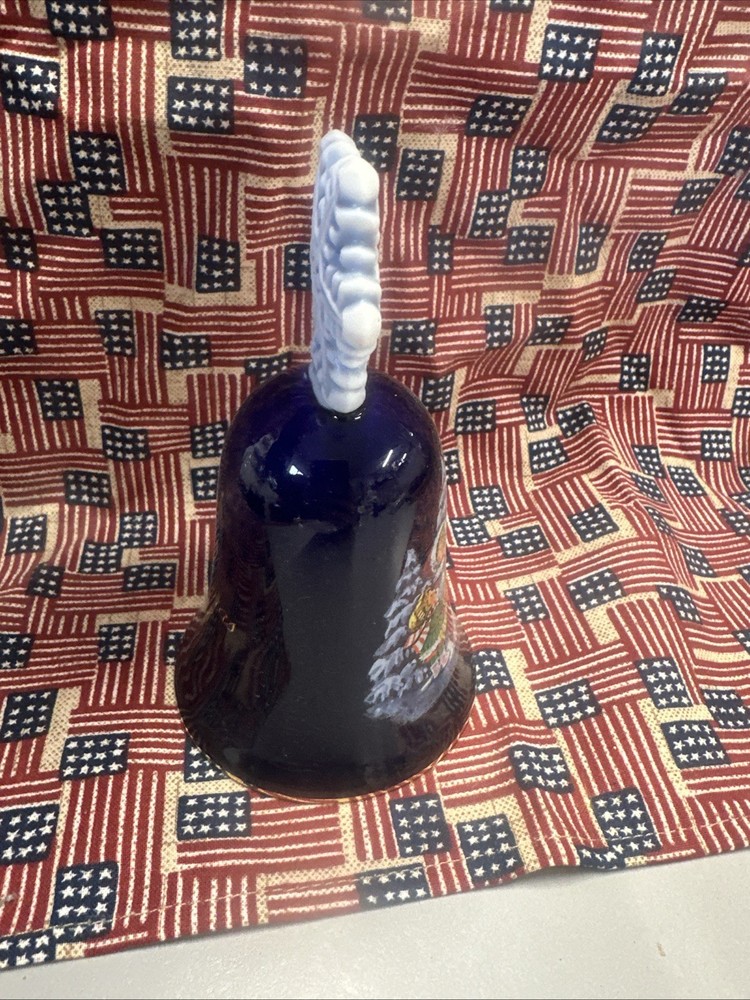 Vintage 1987 AVON CHRISTMAS CERAMIC BELL