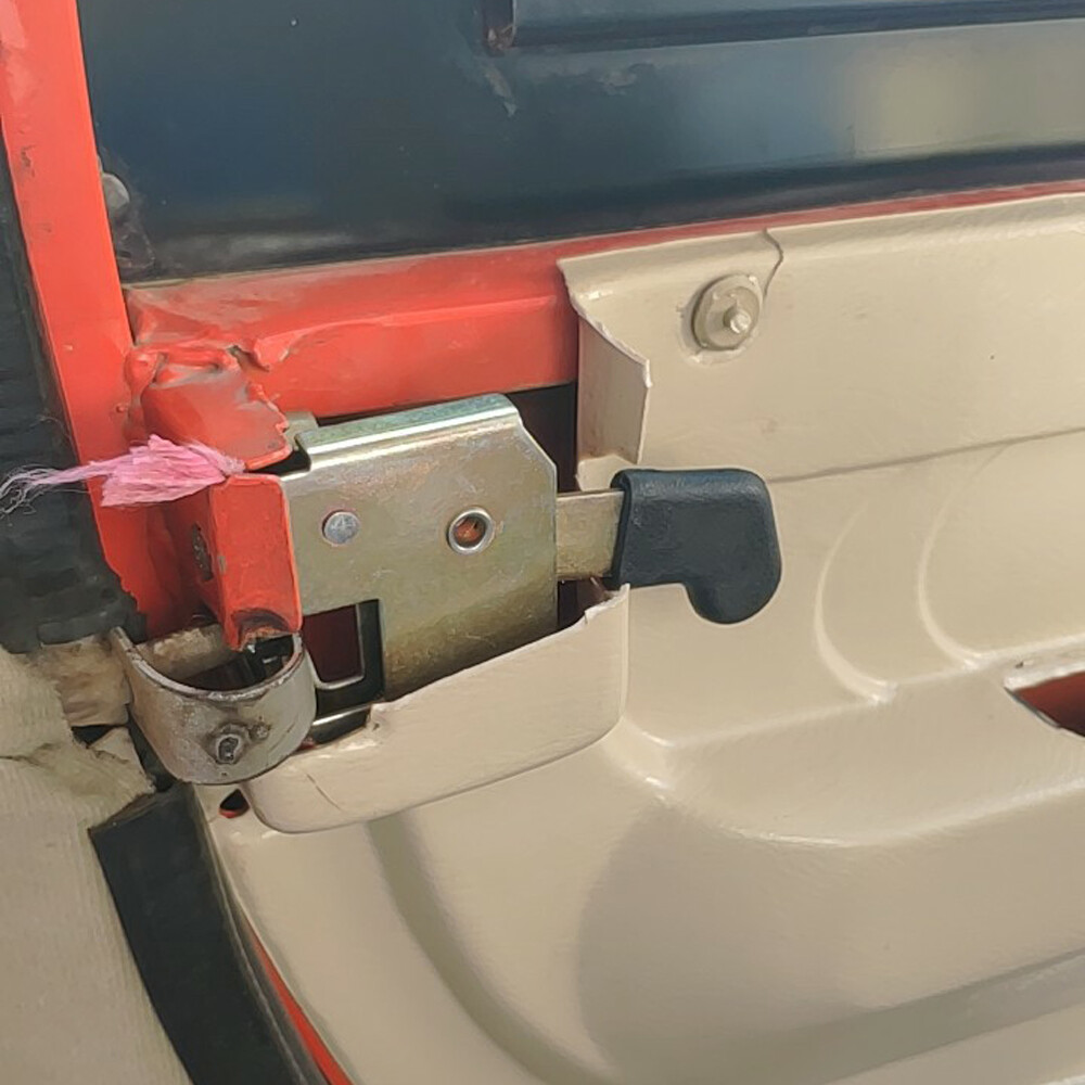 Universal Tractor Heavy Equipment Locking Door Handle loader door lock w/2Handle