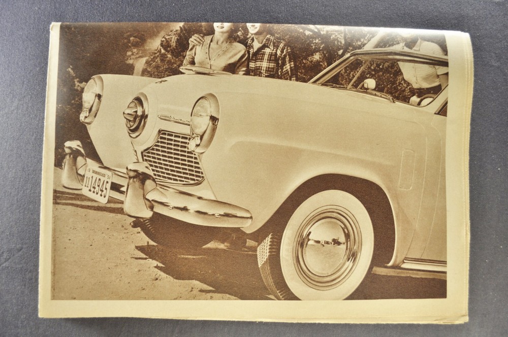 1951 Studebaker Brochure Commander Champion Starlight Excellent Original 51