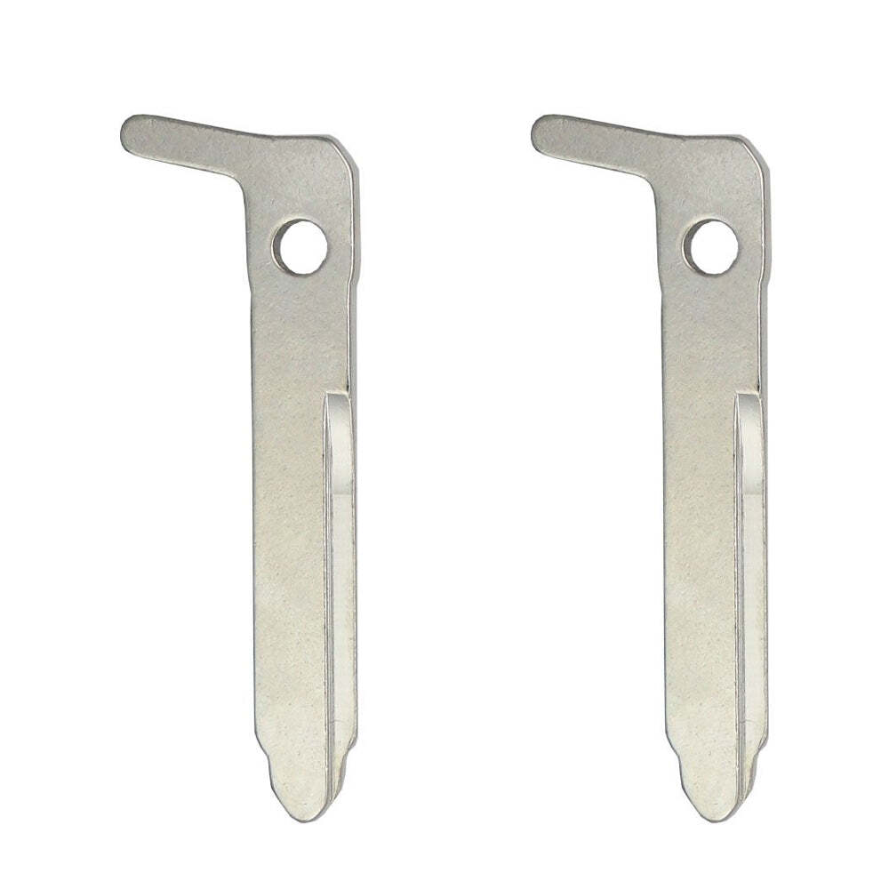 New Emergency Insert Uncut Blank Smart Remote Key Replacement for Mazda (2 Pack)