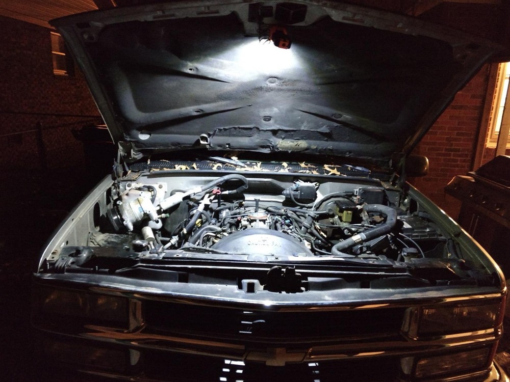 2 PACK Portable LED Work Light, Multi-use COB Flashlight, Battery-operated 5000K