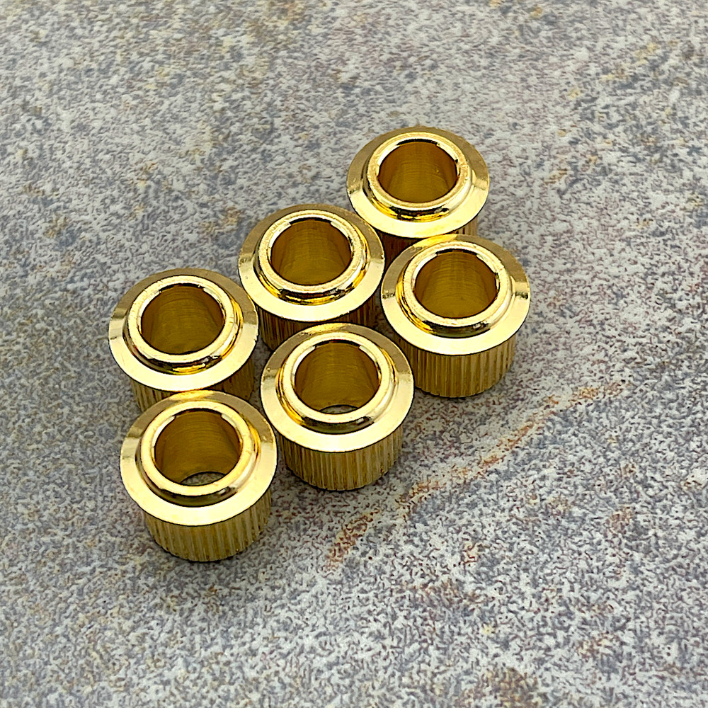 Gotoh Guitar Strings Conversion Bushings - Gold - 6 pack - BU-CBG