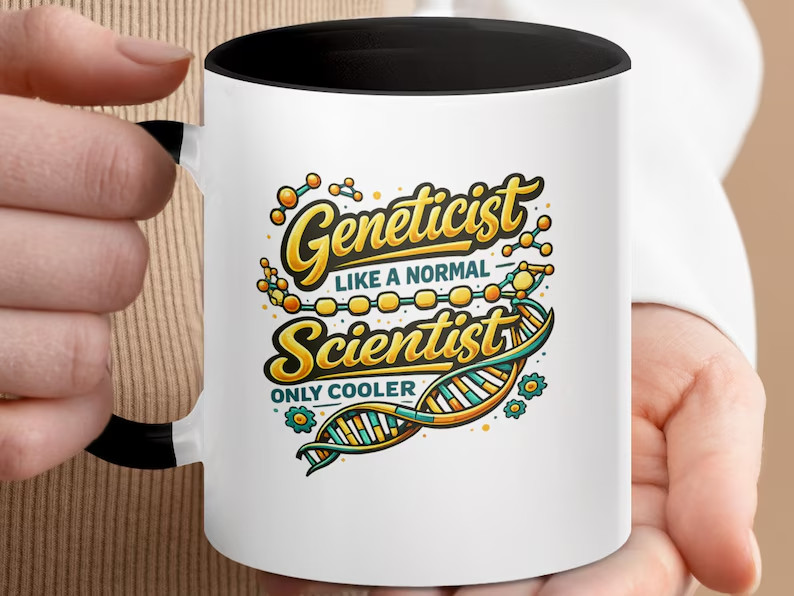 Geneticist Mug DNA Science Coffee Cup Gift