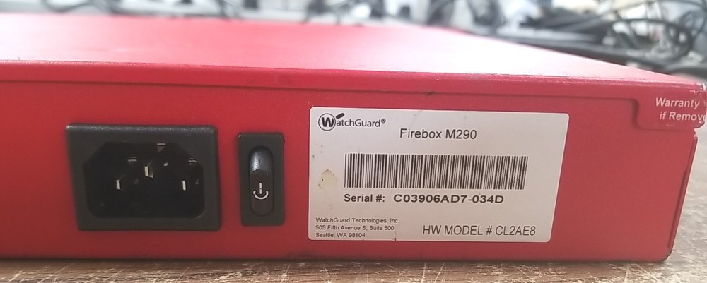 WatchGuard Firebox M290 Firewall | CL2AE8. UNIT ONLY. *READ⬇️*