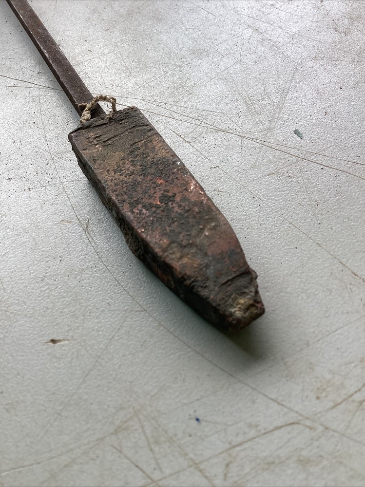 2 Vintage Wood Handle Soldering Iron