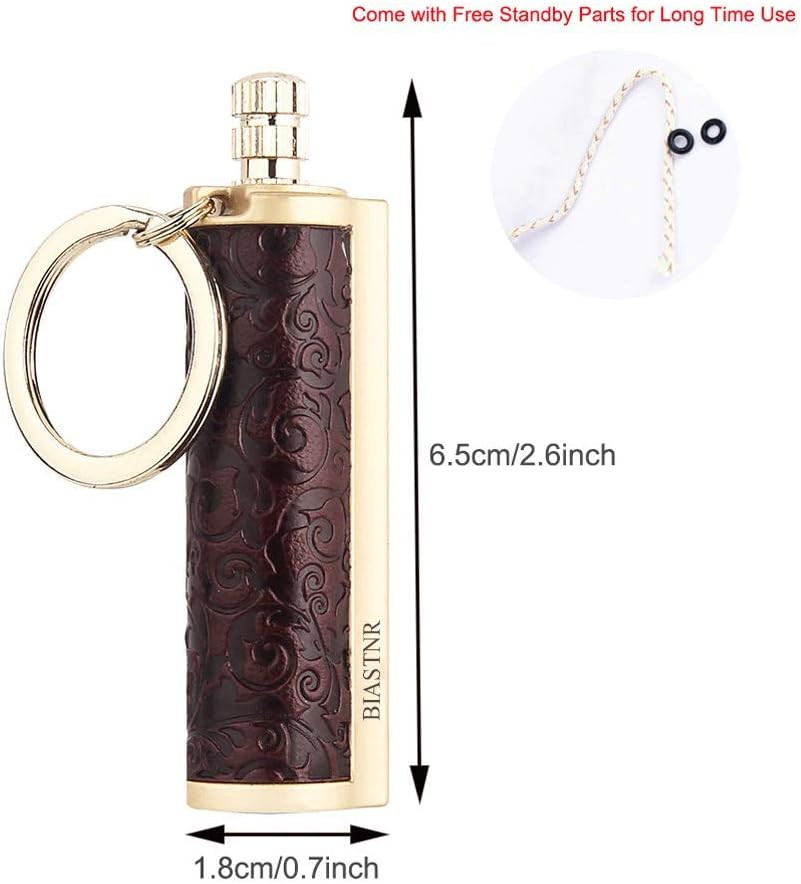 Permanent Match,Keychain Matchstick Fire Starter Immortal Lighter,Flint Match St