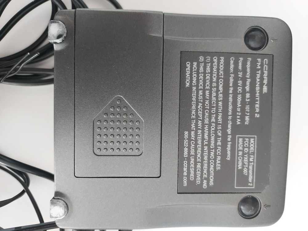 C.Crane FM Transmitter FT-007 FM Transmitter With Power Supply