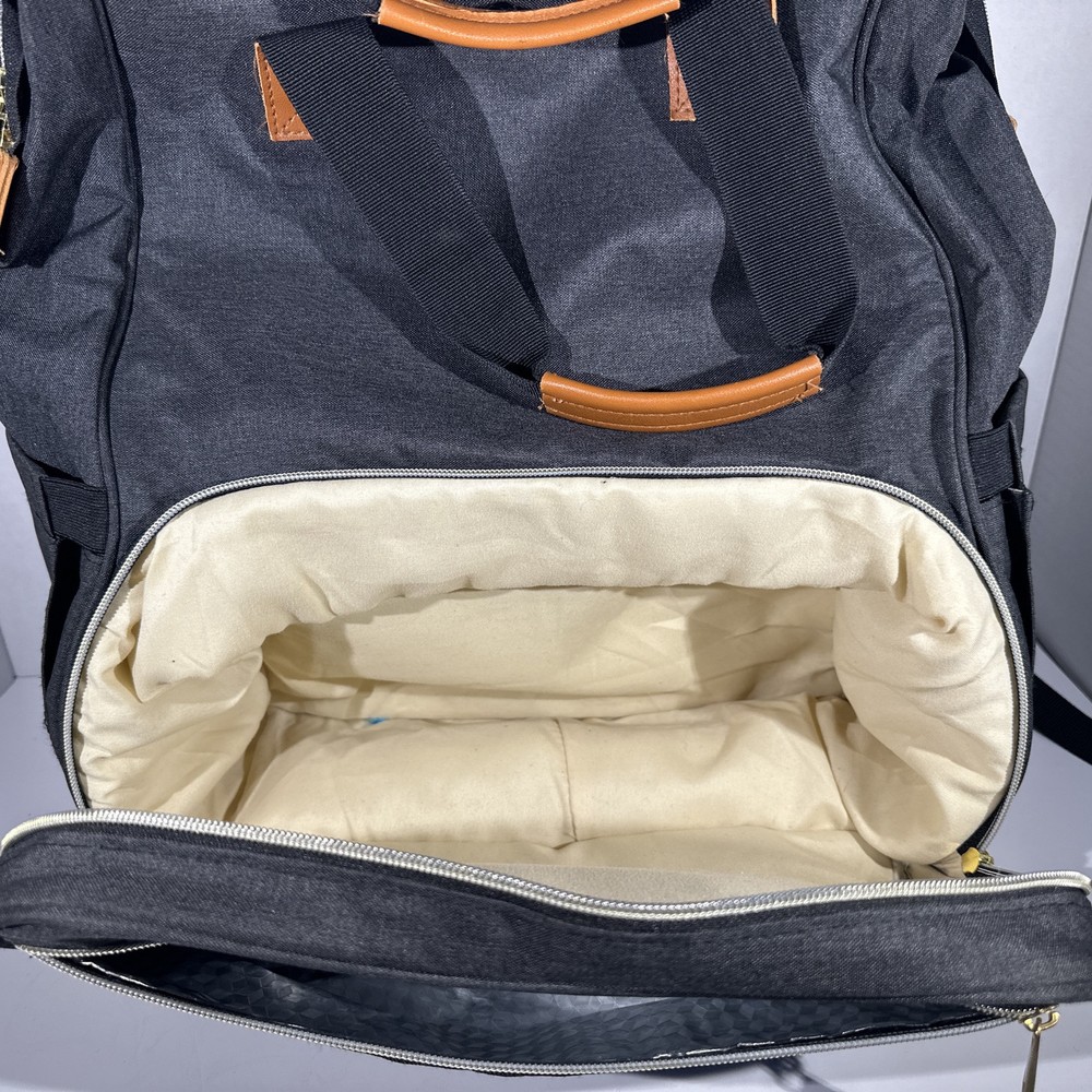 Teamoy Grey Brest Pump Large Backpack diaper bag