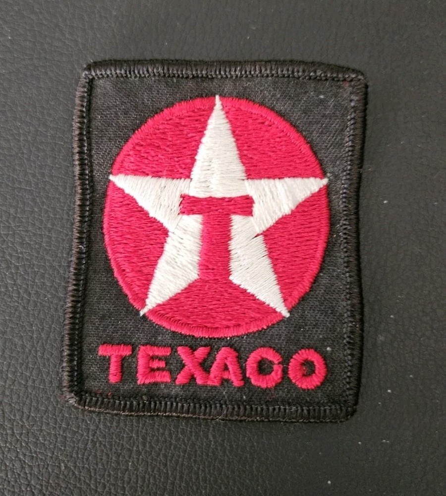 Vintage TEXACO Embroidered Uniform Jacket Hat Patch