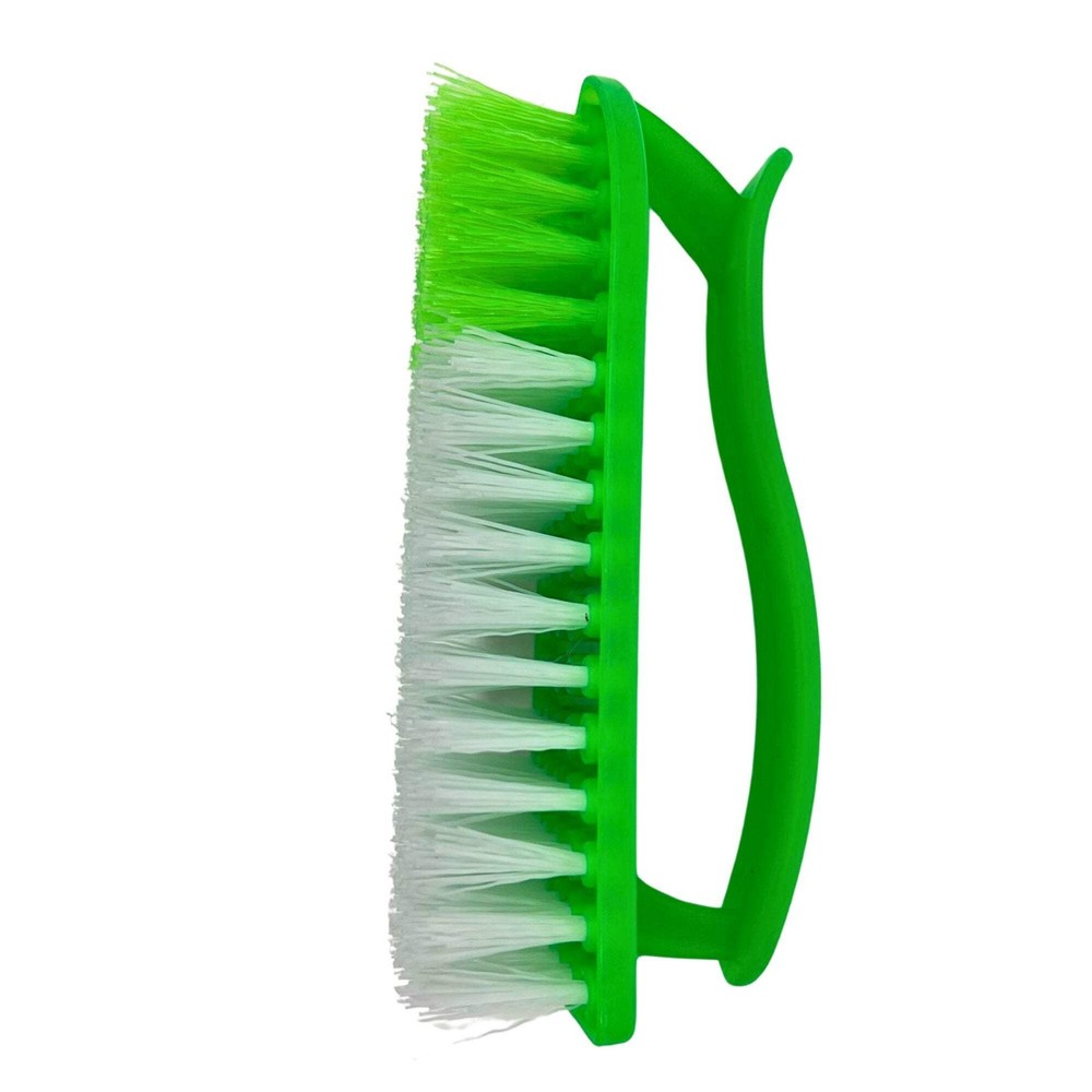 Hard Bristle Plastic Iron Style Scrub Brush: 1 Pack