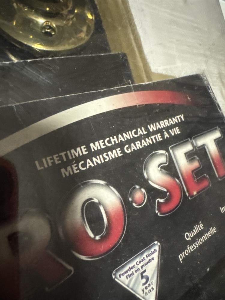 Pro Set Front Door Lock Handle and Deadbolt - Full Door Handle & Lock Set