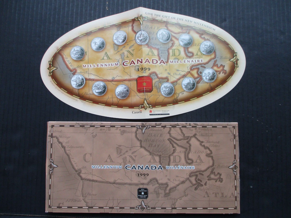 Canadian Millenium 1999 Quarters Collection RCM Issue Original Packaging