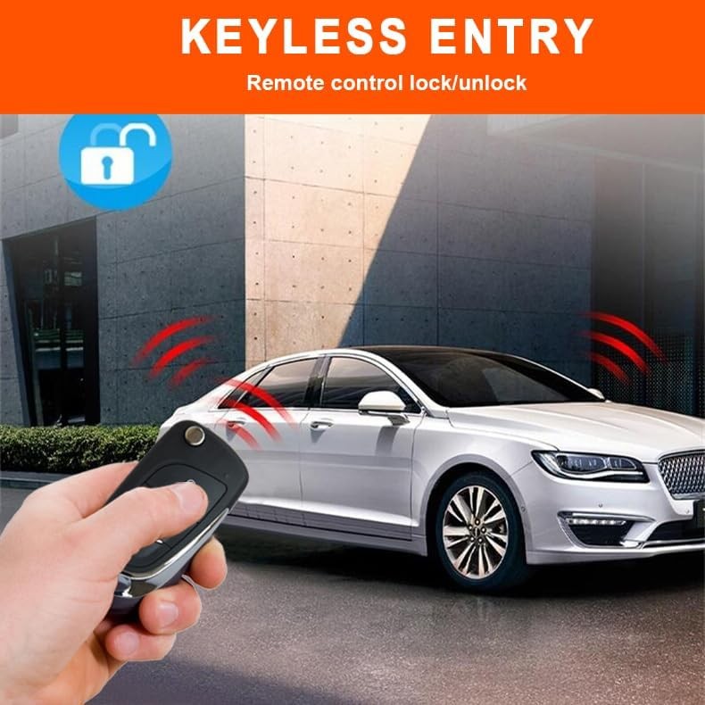 BANVIE Car Keyless Entry Security + Remote Engine Start + Push Start Kit