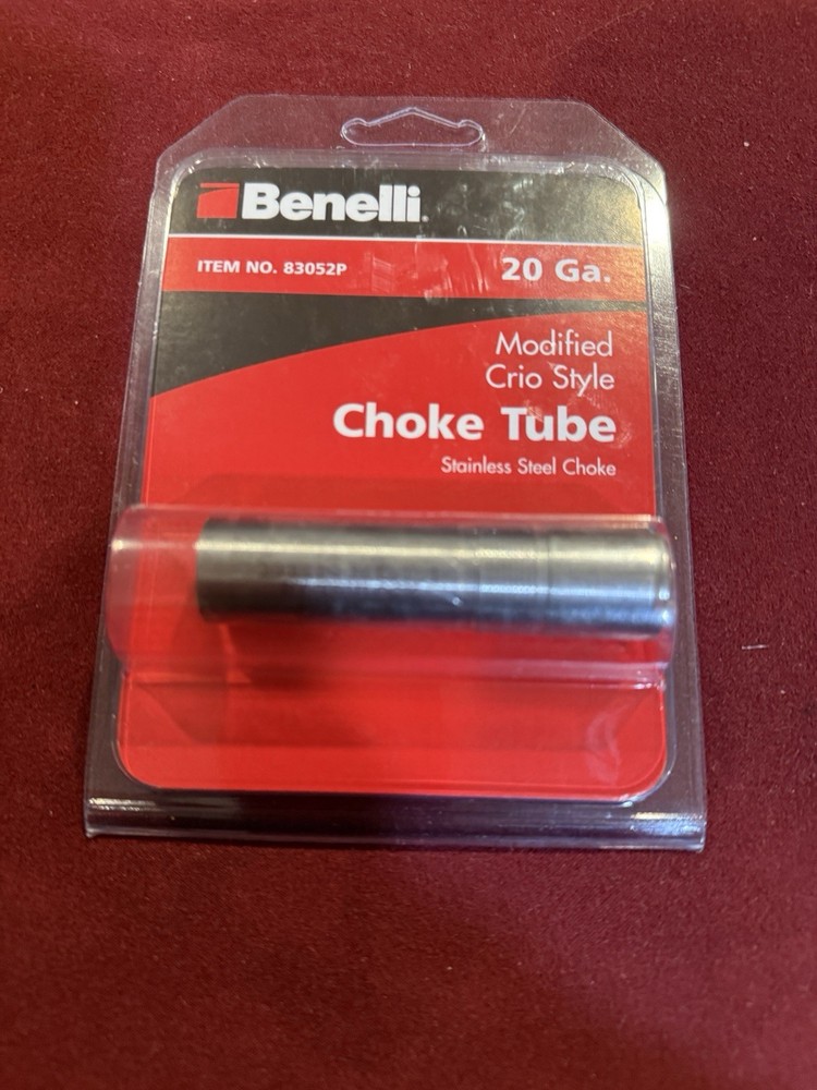 Benelli Crio  Flush Choke Tube 20ga  Modified New 83052P New