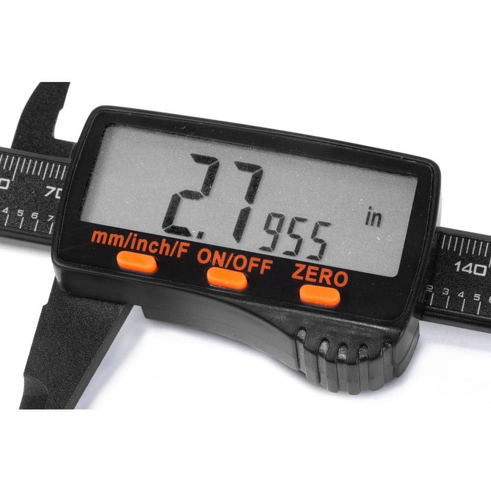 6.1 in. Electronic Digital Caliper with LCD Readout and Storage Case