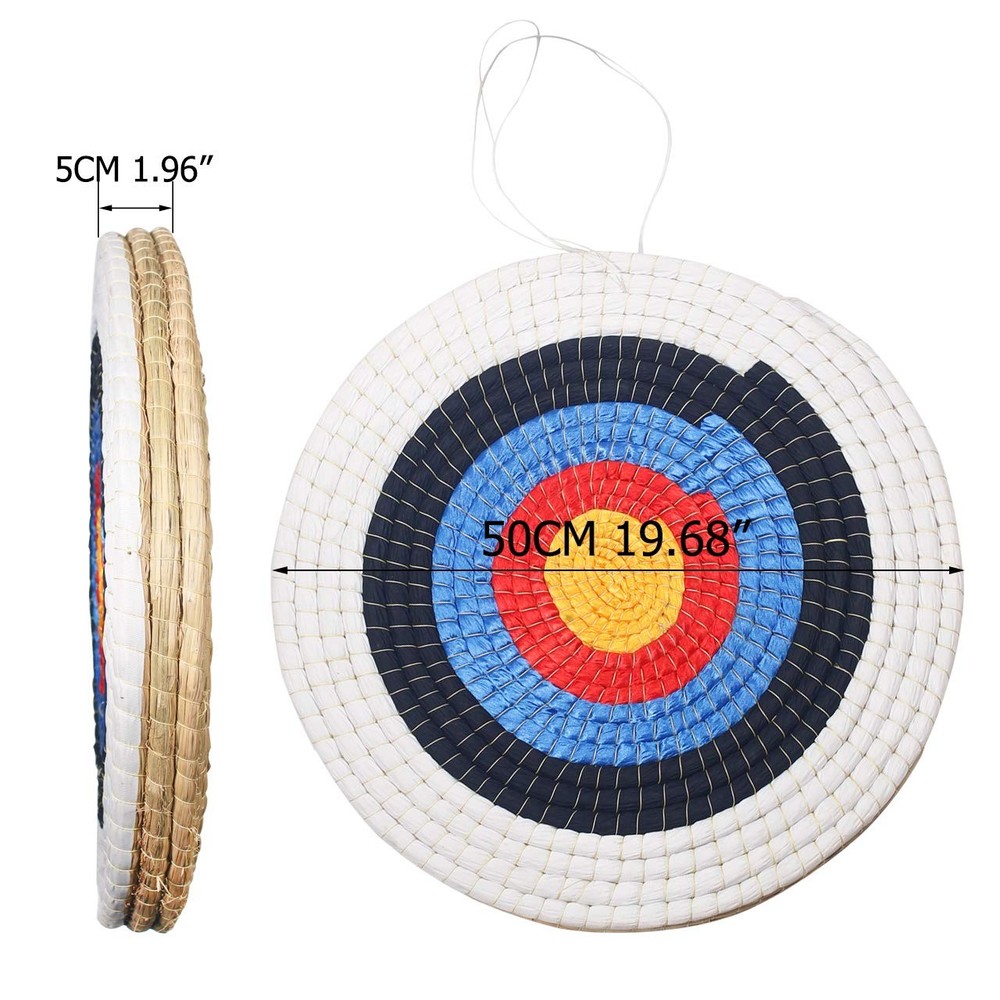 Traditional Solid Straw Round 3 Laryes Hand-Made Archery Target Face for Recurve