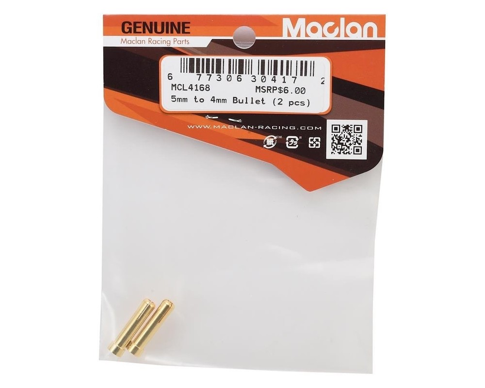 MACLAN MCL4168 Max Current 5mm to 4mm Bullet Reducer (2)