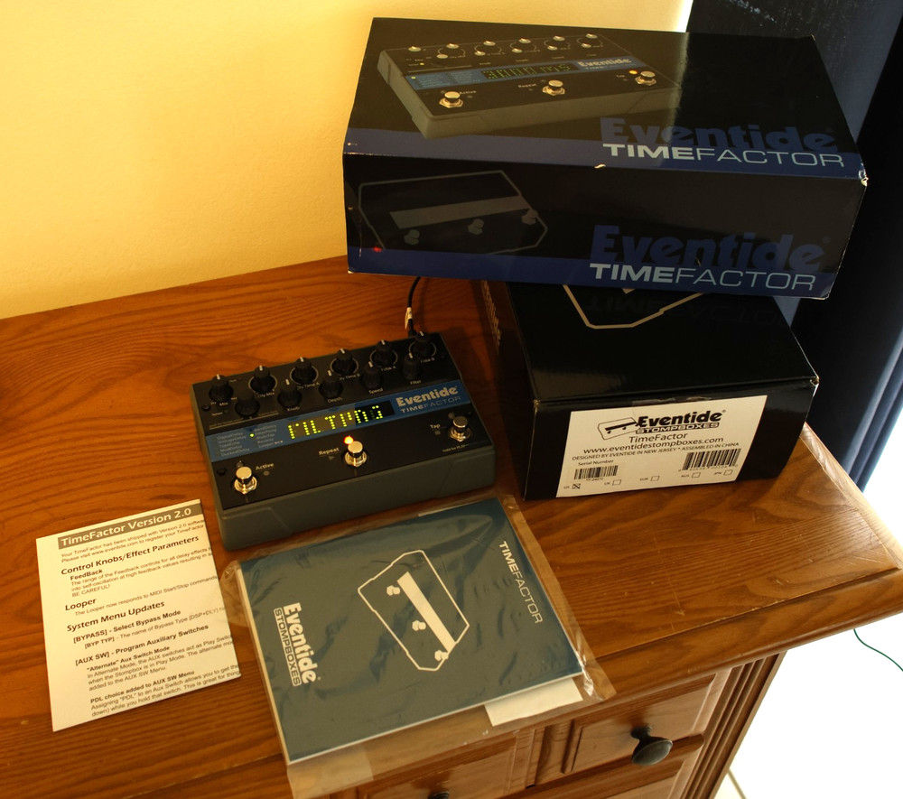 Eventide TimeFactor Twin Delay Looper Effects Pedal - MINT -