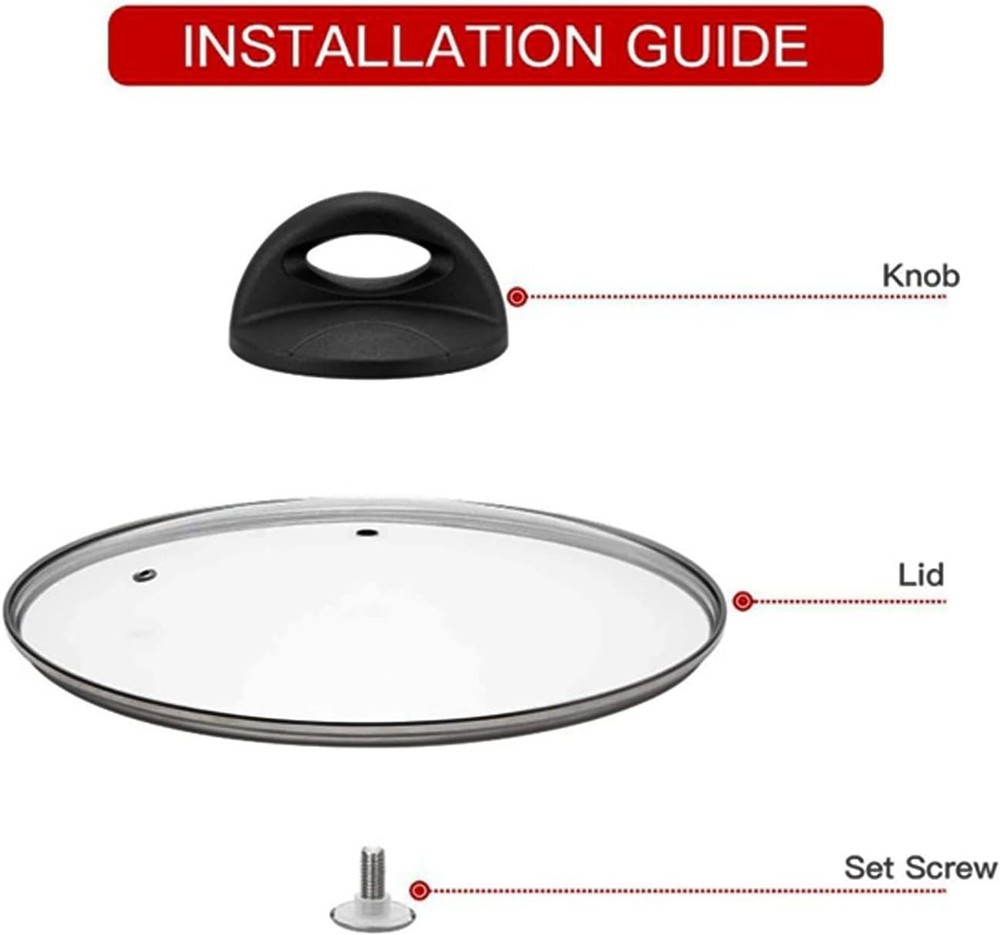 Compatible with Rival Crock Pot Replacement Lid Parts Pan Lid Replacement Handle