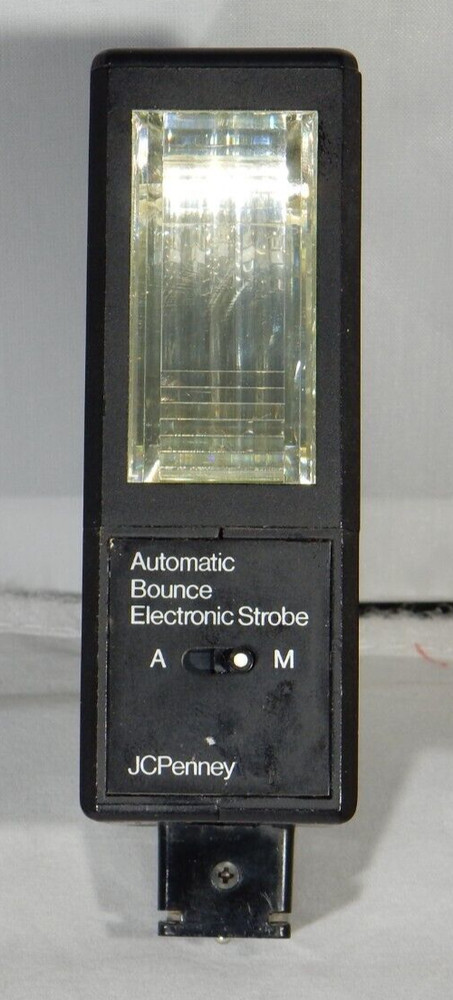JC PENNEY Vintage AUTOMATIC ELECTRONIC BOUNCE STROBE Flash