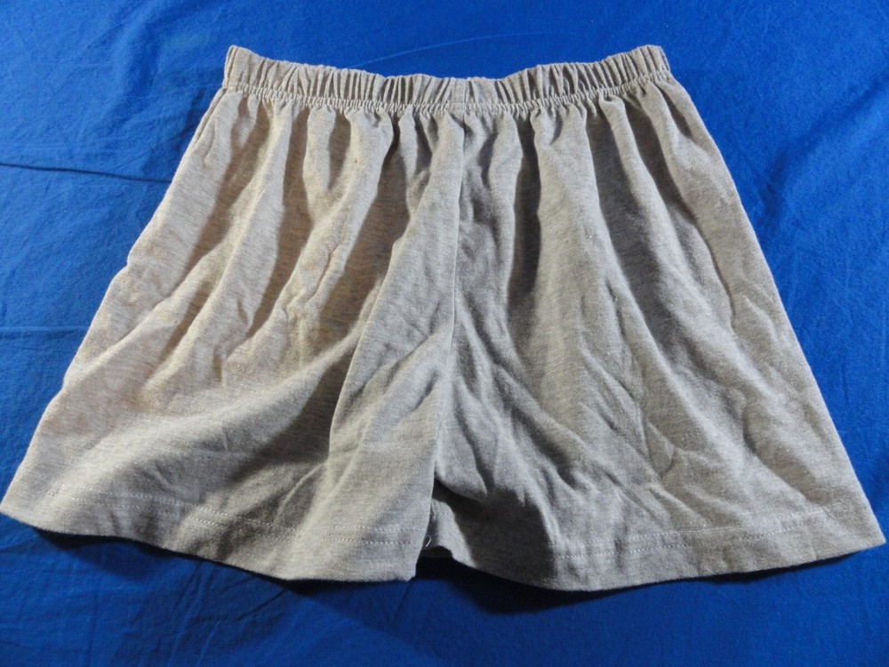 1990s ORIGINAL USGI MILITARY ISSUE GRAY PHYSICAL TRAINING PT UNIFORM SHORTS S